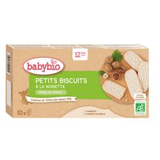 BABYBIO Biscuits à la noisette bio dès 12 mois 160g