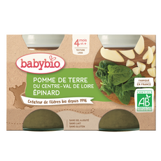 Babybio Petit Pot Legumes Verts Bio Des 4 Mois 2x130g Pas Cher A Prix Auchan
