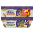 BLEDINA Blédiner bol pâtes épinards touche de crème et de carottes patates douces semoule au lait dès 8 mois 4x200g