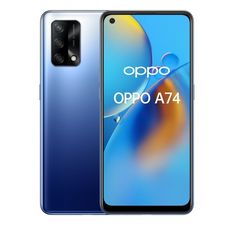 OPPO Smartphone A74  4G  128 Go  6.43 pouces  Bleu  Double NanoSim