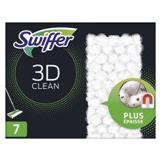 SWIFFER Recharge 3D clean 7 pièces