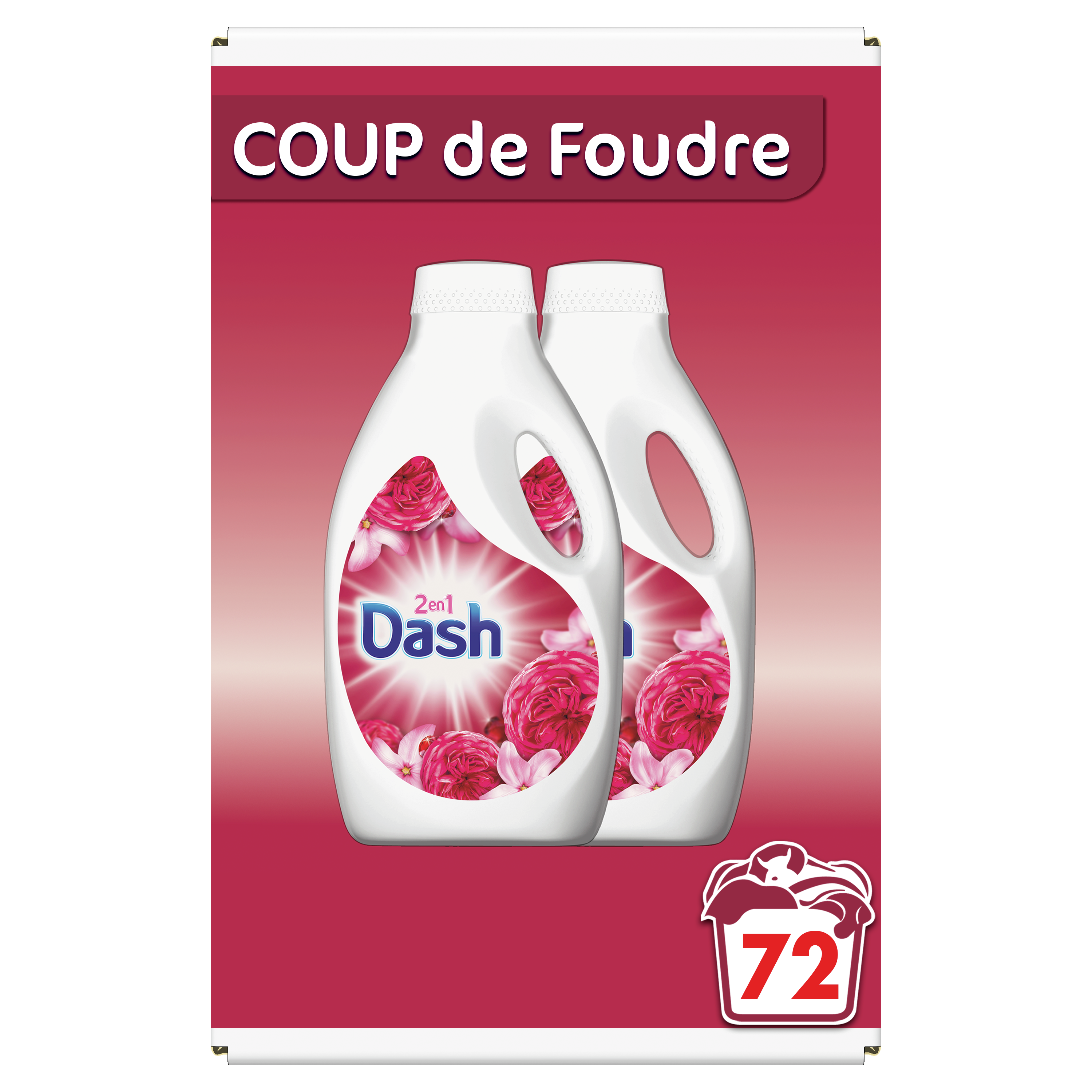 Dash Lenor 2en1 Coup de Foudre 24 lavages