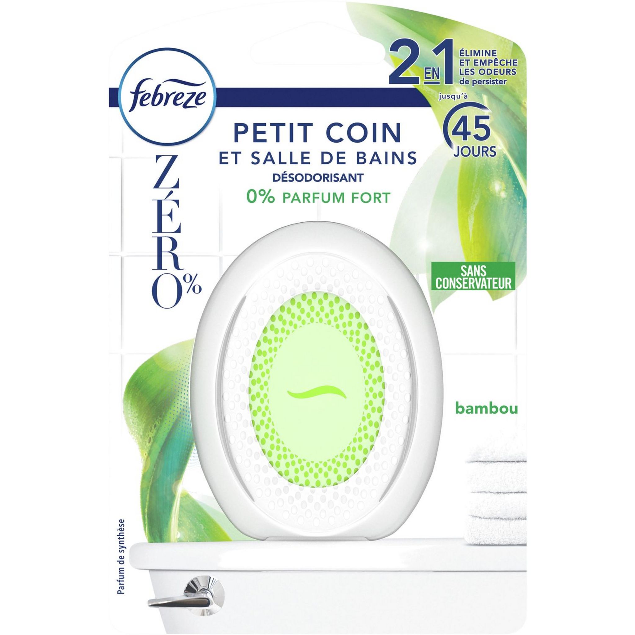 deal - LOT DE 8 x7,5ML - Febreze Petit Coin, Zéro Aqua, Désodorisant En  Continu Pour Élimination Et Prévention Des Odeurs 22,48€ au lieu de 32,12€  sur