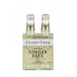 FEVER TREE Boisson ginger beer sans sucre premium mixer bouteilles 4x20cl