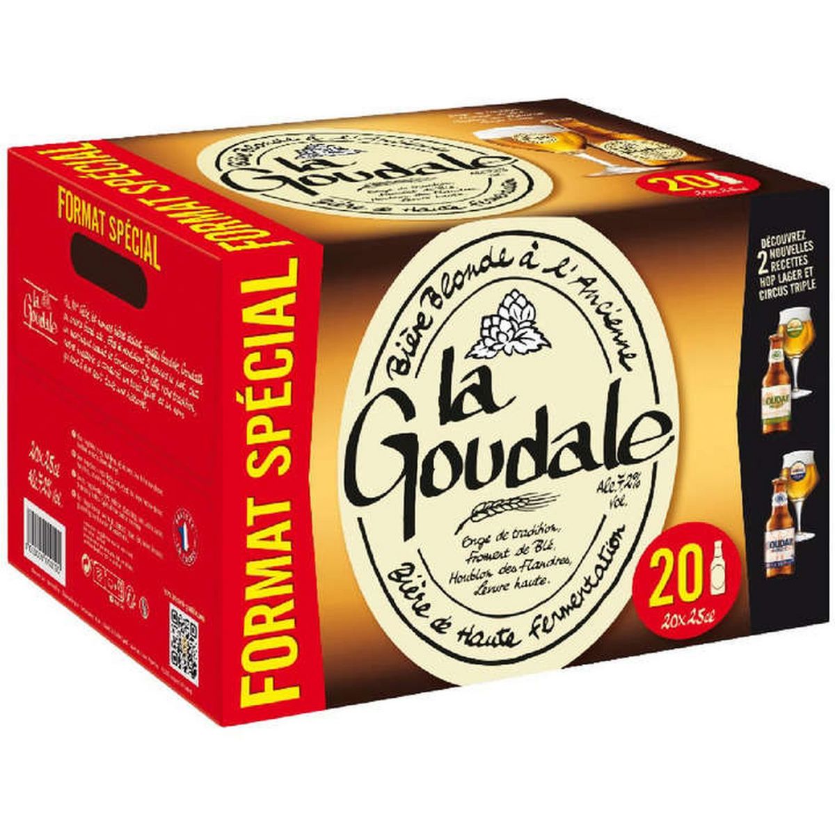 LA GOUDALE Bière blonde à l'ancienne 7.2% 2l pas cher 