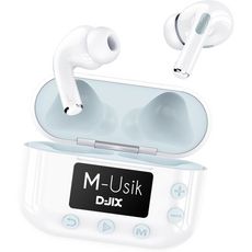 Lecteur MP3  8 Go + Ecouteurs sans fil True Wireless - M-USIK - Blanc