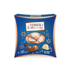 FERRERO Moments Assortiment de chocolats au lait et blanc 21 pièces 190g