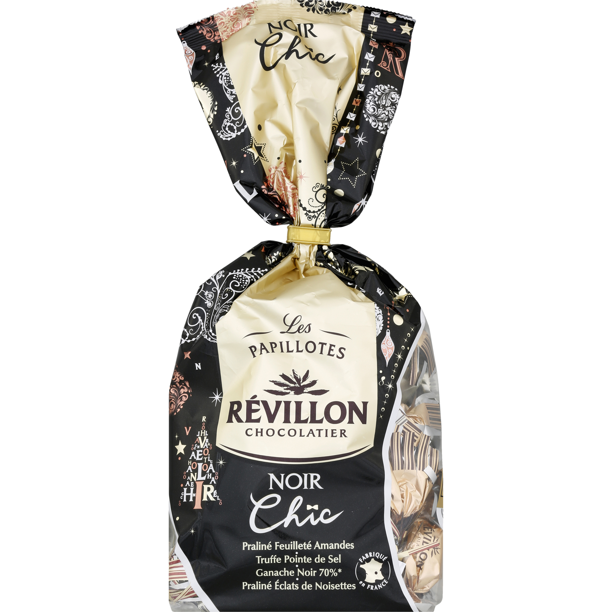 REVILLON CHOCOLATIER Les papillotes Noir chic Assortiment de