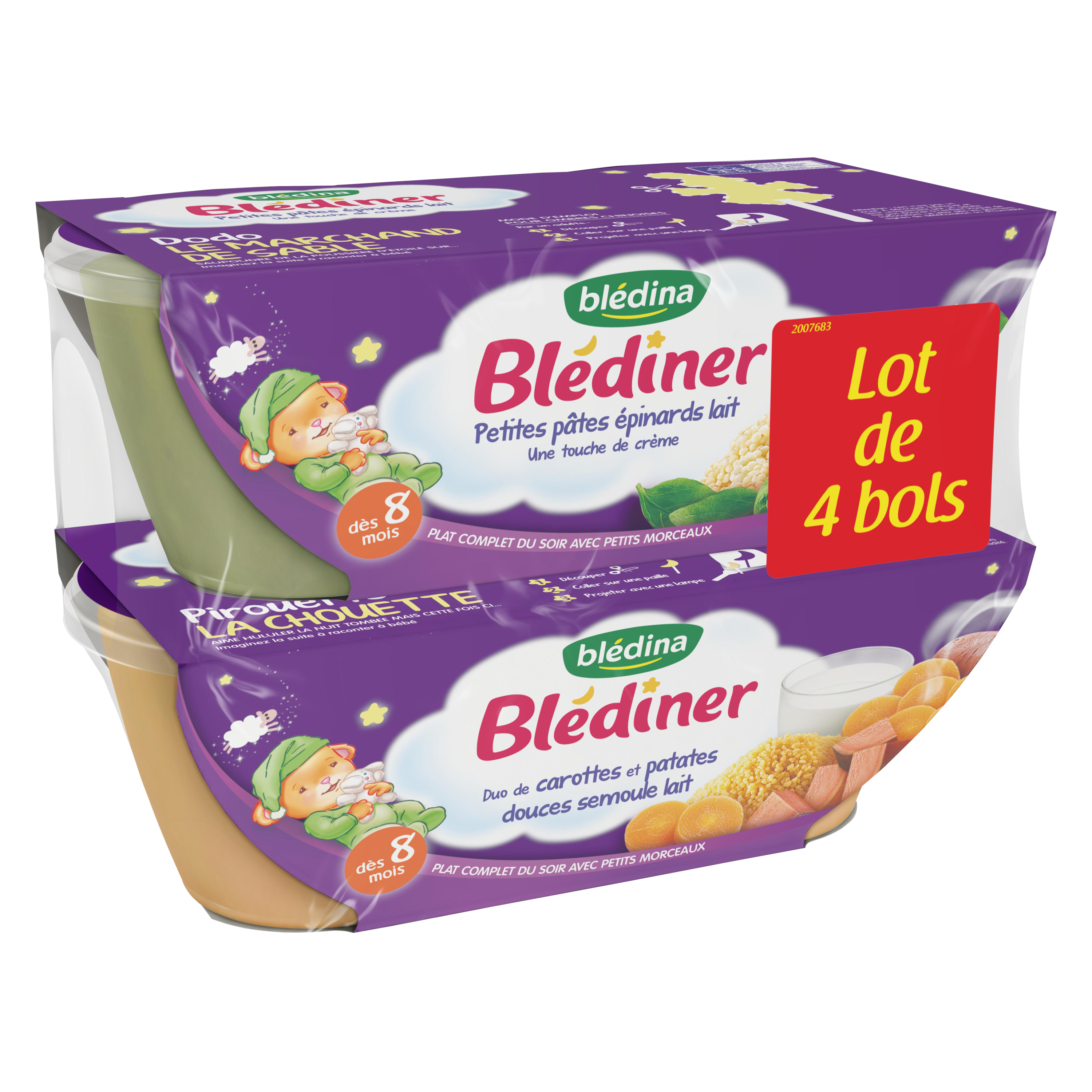 Blédiner Epinards - Repas Bébé dès 6 mois