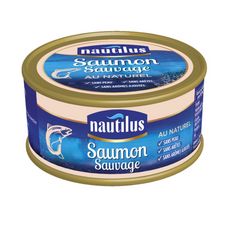 NAUTILUS Saumon sauvage sans peau et sans arêtes  105g
