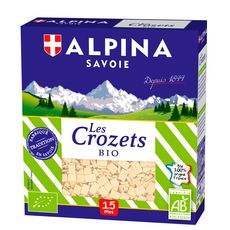 ALPINA Crozets bio, fabriqué en Savoie 400g
