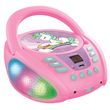 lexibook lecteur cd/cd-r/cd-rw/mp3 - rcd109uni - thème licorne