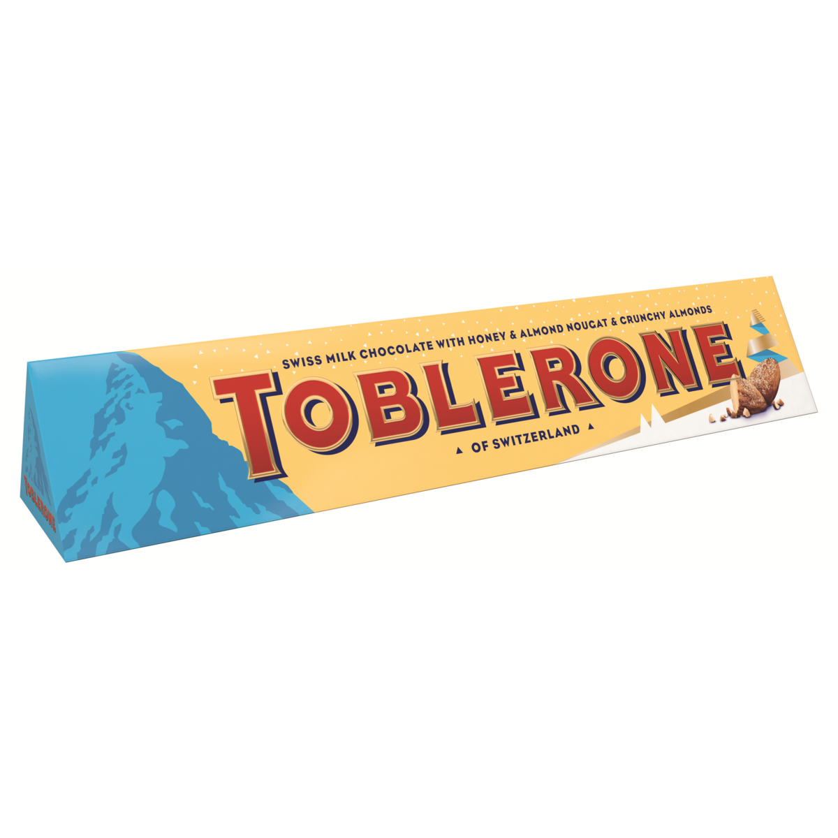 Tablette De Chocolat Noir Toblerone Avec Nougat Au Miel Et Aux Amandes 360  g 