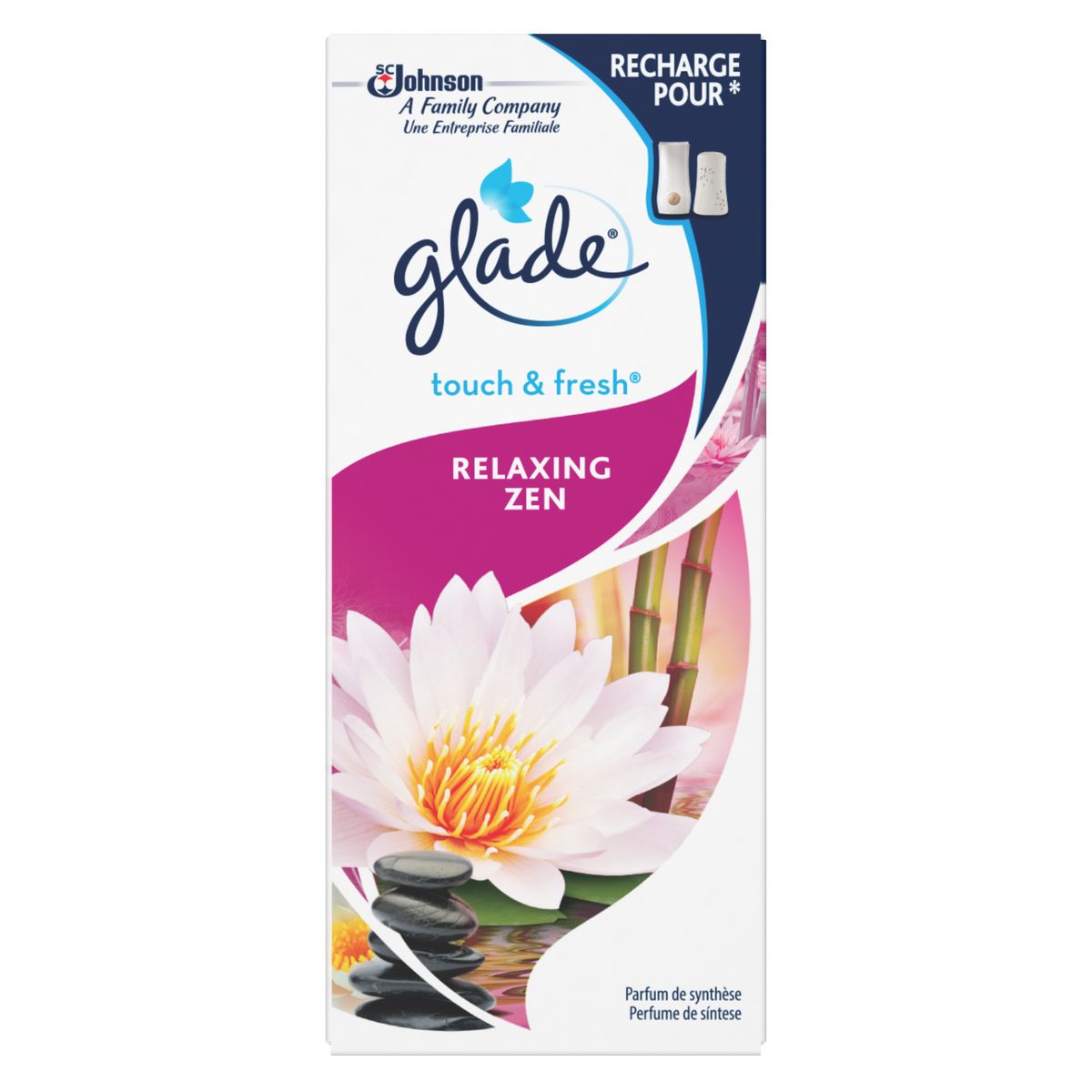 GLADE Recharge relaxing zen pour diffuseur touch & fresh 1 recharge