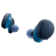 SONY Écouteurs sans fil Bluetooth avec étui de charge - WF-XB700 - Bleu