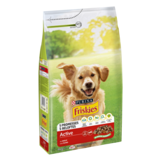 FRISKIES Active croquettes au boeuf pour chien 4kg pas cher à prix 