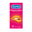 DUREX Pleasure Ultra Préservatifs ultra texturé, ultra perlée 10 préservatifs