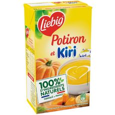 LIEBIG Soupe de potiron et Kiri 100% ingrédients naturels 4 personnes 1l