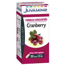 JUVAMINE Equilibre formule concentrée cranberry 60 gélules