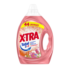 X-TRA Total+ lessive diluée parfum été  44 lavages 2,2l