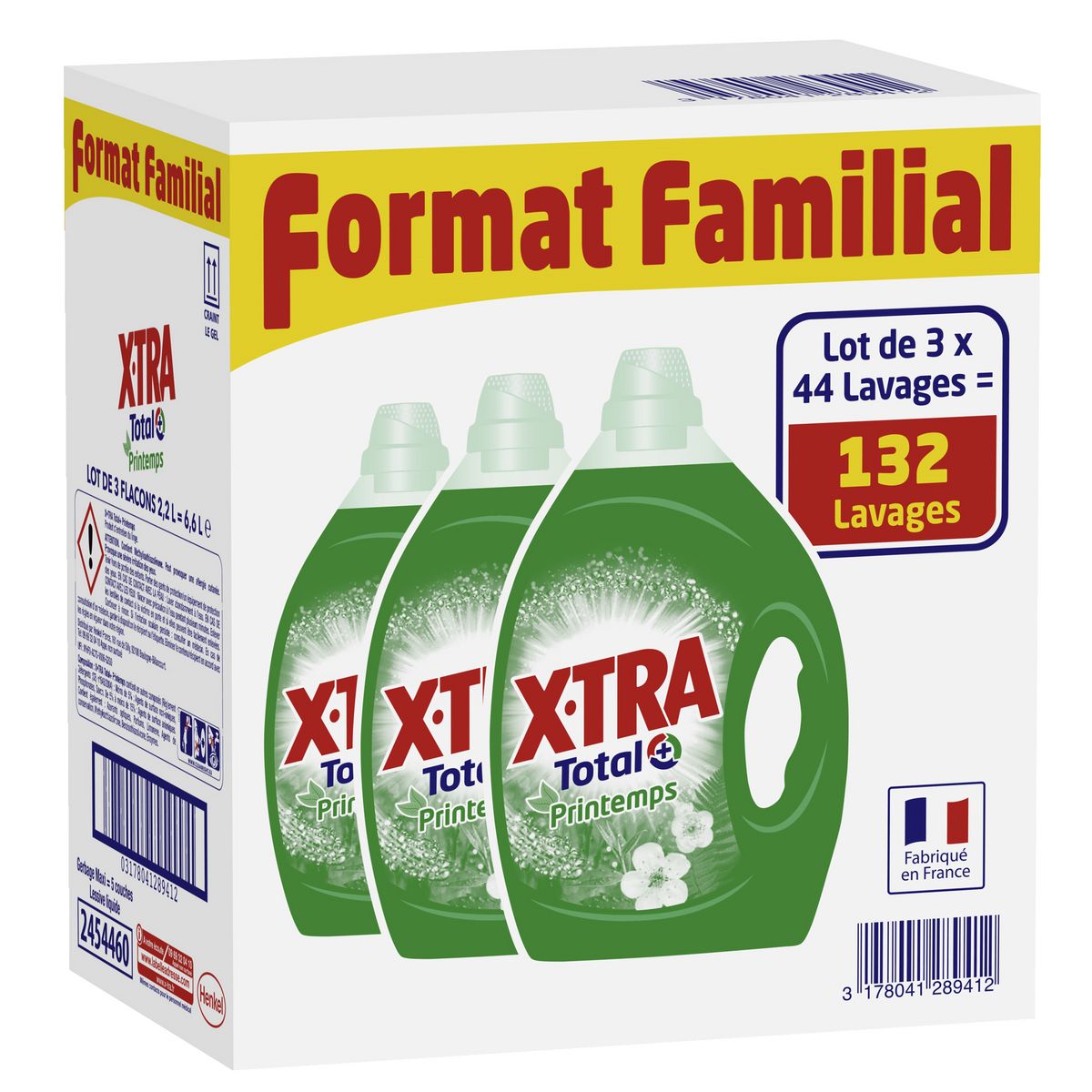 Promo X-tra total lessive liquide chez Colruyt