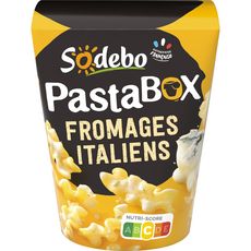 SODEBO Pasta Box Fusilli Fromages Italiens sans couverts 1 portion 330g
