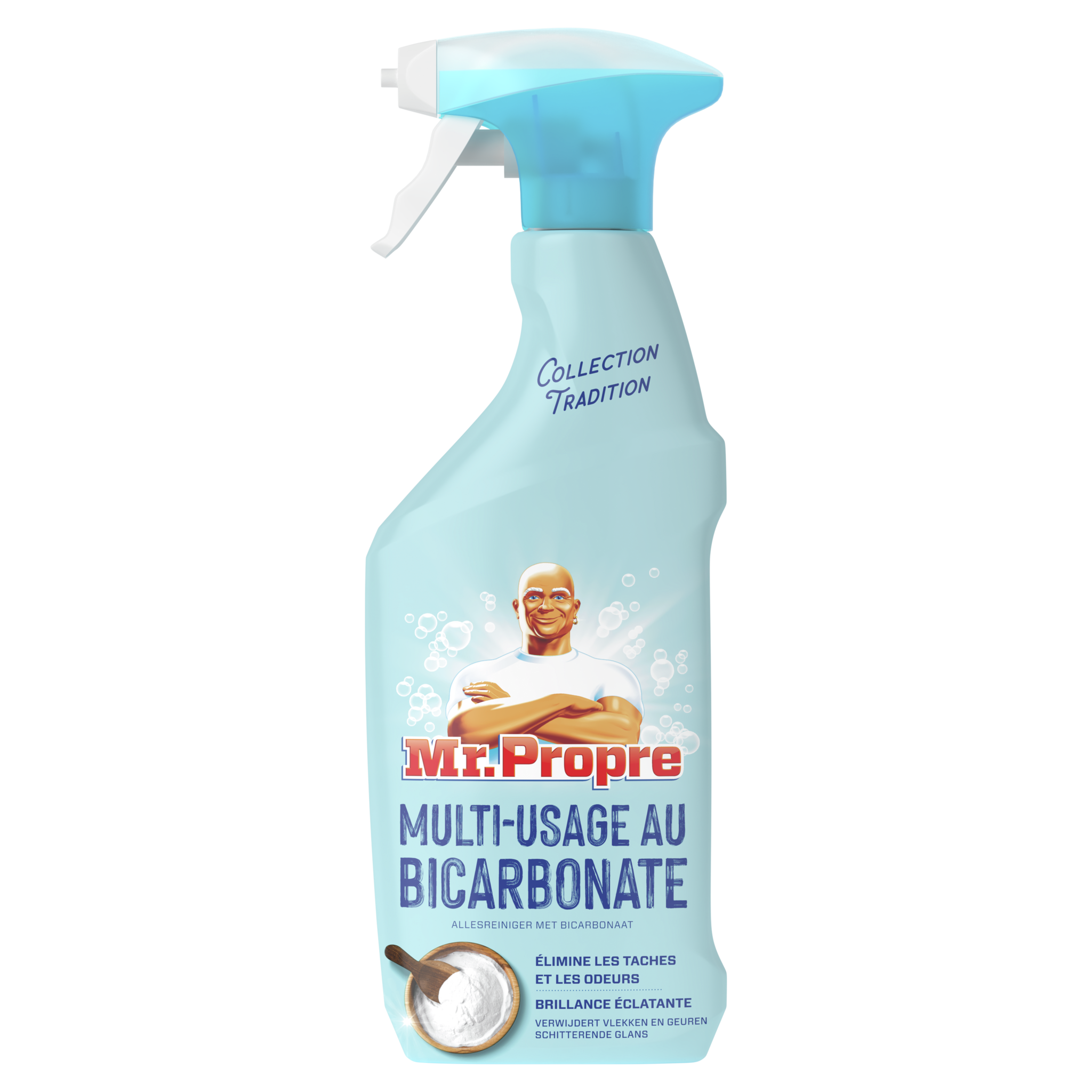 Monsieur. Propre - Nettoyant Tout Usage Dégraissant Au Bicarbonate - 6 x  1,3 Litre 