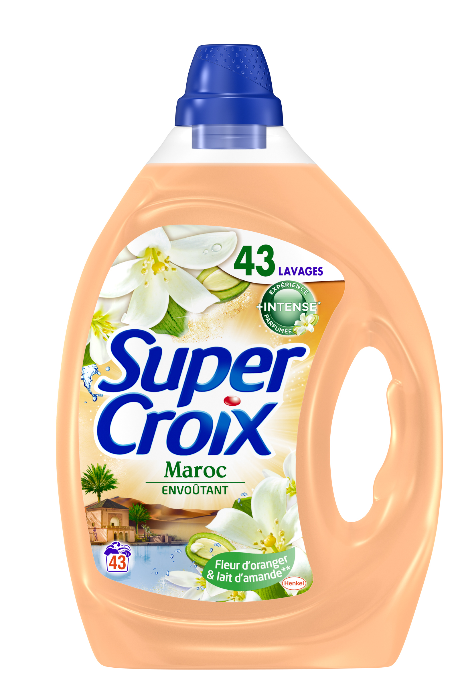 Super Croix Lessive Liquide Maroc Fleur D Oranger Lait D Amande 43 Lavages 2 15l Pas Cher A Prix Auchan