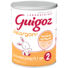 GUIGOZ Pelargon 2 lait 2ème âge en poudre dès 6 mois 800g