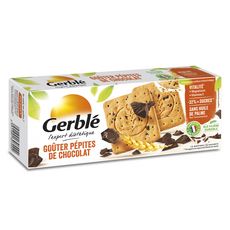 Gerble Gouter Aux Raisins Sans Sel Ni Huile De Palme Moins De Sucres Sachets Fraicheur 4x5 Biscuits 360g Pas Cher A Prix Auchan