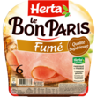 HERTA Le bon Paris jambon fumé 6 tranches 210g