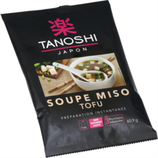 TANOSHI Soupe miso instantanée au tofu 3 portions 60,9g