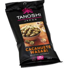 TANOSHI Cacahuète wasabi, apéritif japonais - medium 100g