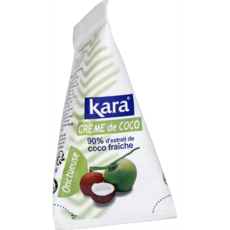 KARA Crème de coco onctueuse 90% d'extrait de coco fraîche 65ml