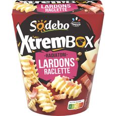 SODEBO Xtrem Box Radiatori lardons et raclette 400g