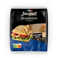 JACQUET Brasserie burger nature sans sucres ajoutés 4 pièces 330g