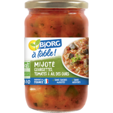 BJORG Mijoté courgettes tomates ail des ours bio en bocal 630g