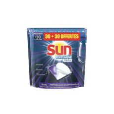 SUN Capsules lave-vaisselle optimum tout en 1 60 capsules lot de 2x30