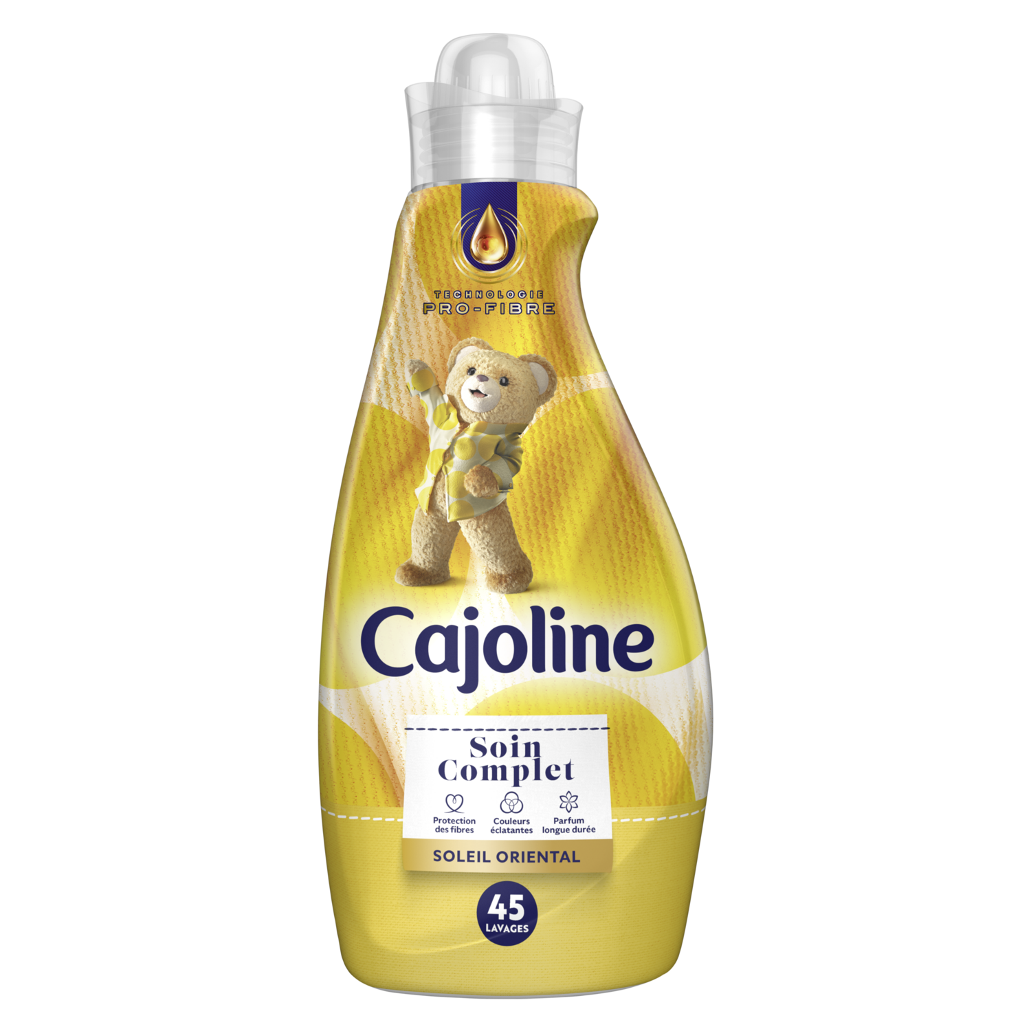 Cajoline Adoucissant Fraîcheur Ensoleillée 72 Lavages 36 Lavages