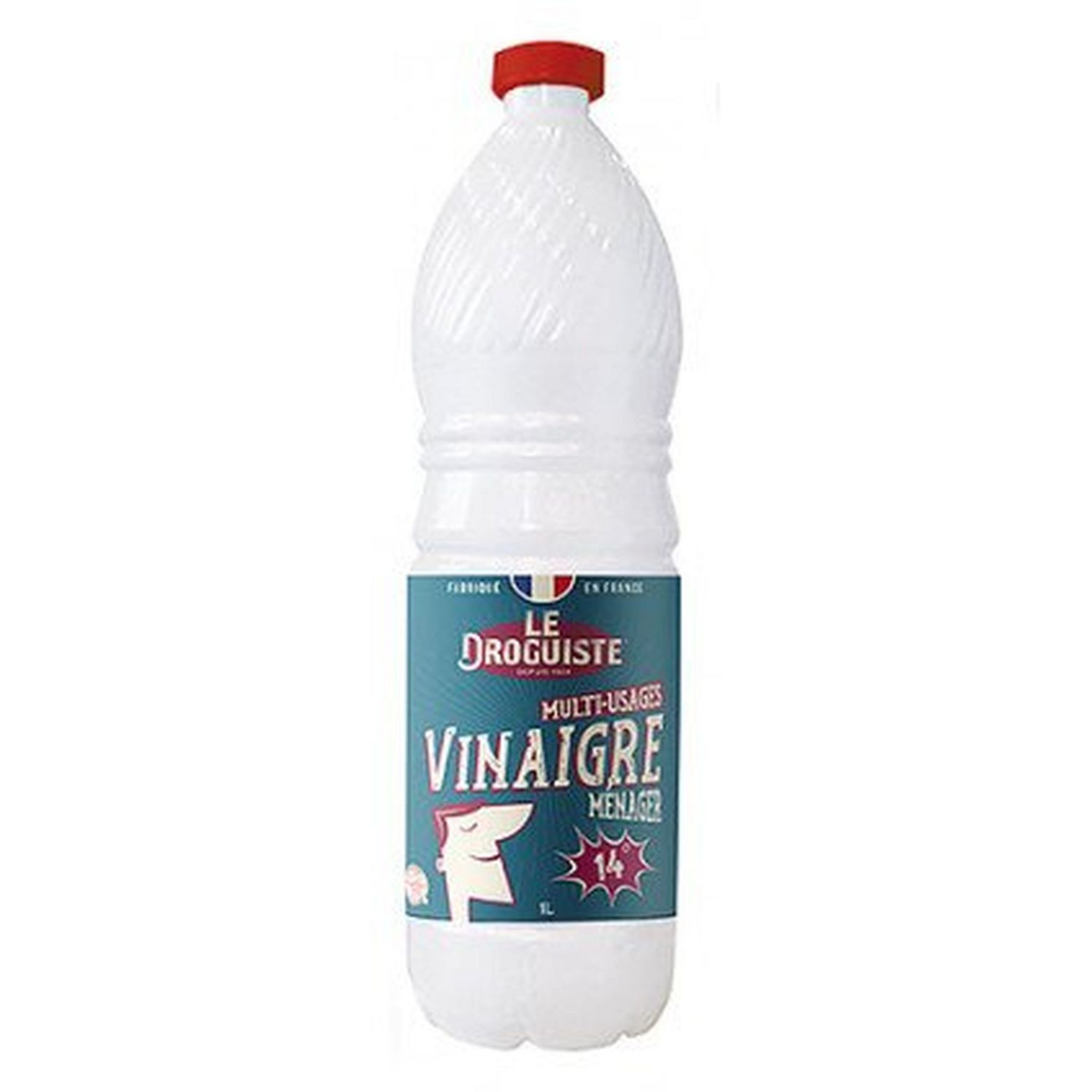 AUCHAN Authentique vinaigre ménager 100% naturel 1l pas cher 