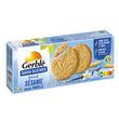 GERBLE Biscuit sésame saveur vanille sans sucres 132g