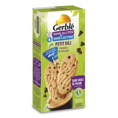 GERBLE Biscuits céréales pépites de chocolat sans gluten & lactose 200g