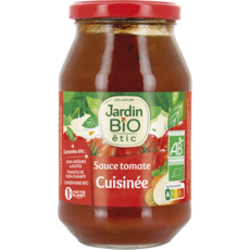 JARDIN BIO ETIC Sauce tomate cuisinée fabriqué en France en bocal 510g