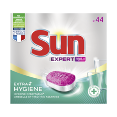 SUN Tablettes lave-vaisselle expert extra hygiène 44 pastilles