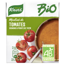 KNORR Soupe bio mouliné tomates oignons et herbes 1 personne 30cl
