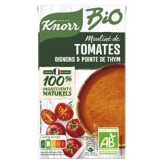 KNORR Soupe bio mouliné tomates oignons et herbes 4 personnes 1l
