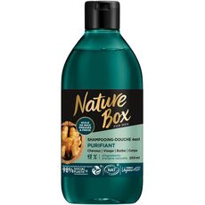 NATURE BOX Shampooing douche purifiant 4 en 1 à l'huile de noix cheveux visage barbe corps 250ml