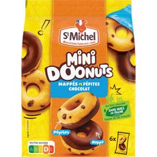 St Michel Mini Doonuts Nappes Et Pepites Chocolat Sans Huile De Palme Sachets Fraicheur 6x2 Pieces 180g Pas Cher A Prix Auchan