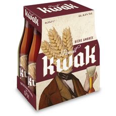 KWAK Bière ambrée 8,4% bouteilles 6x33cl