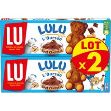 Lulu L Ourson Gateaux Tout Chocolat Sachets Individuels 2x5 Gateaux 2x150g Pas Cher A Prix Auchan
